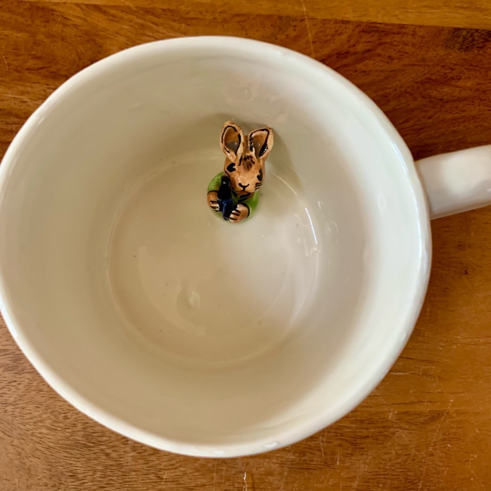 Bunny Rabbit Handmade & Painted Mug - Picture 5 of 8